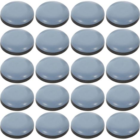 Patins adhésifs ronds pour pieds de table et chaise, 24 pièces en PTFE (1/5)