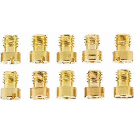 10er-Set Hauptdüse für Simson Spatz Schwalbe Vergaser, 5 mm, 60-105, Vergaserdüse für Motorrad-Kraftstoffsysteme (1/4)