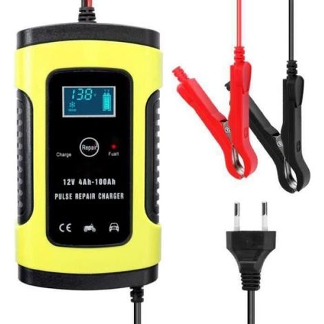 CHARGEUR DE BATTERIE 12V 6A chargeur de batterie de voiture entièrement automatique chargeurs de réparation d'impulsion de,TG09978 (1/3)