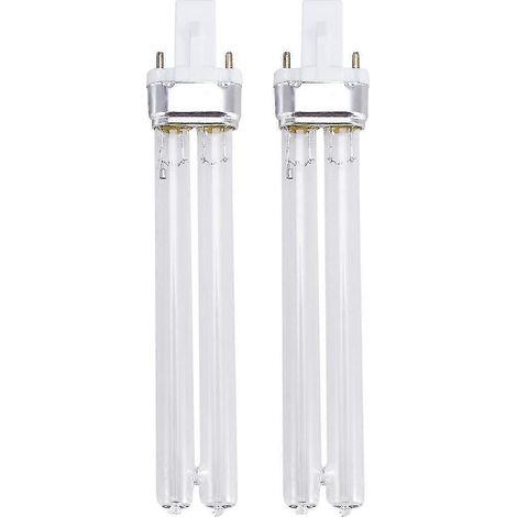 2 lampes de désinfection UV de 11 W (lampes de stérilisation UV) pour stérilisateurs d'aquarium (culot G23) (1/5)