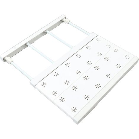 Étagères à tension réglables, gain de place, extensibles, pour placard, étagères de rangement pour chaussures, longueur 30-40 cm / 11,8-15,7 pouces (1/5)