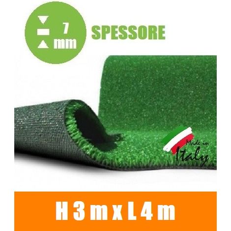 Prato Sintetico h 3,00 X 4 mt -Spessore:7 mm