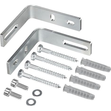 JUEGO DE FIJACIONES DE PARED PARA BLOQUE DE DISTRIBUCIÓN MODULAR (por 2) (1/2)