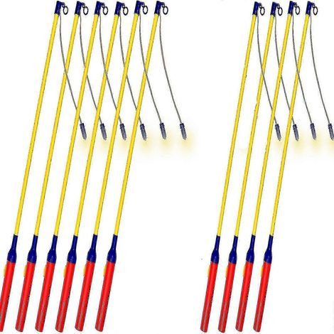 10X Lantern Stick For Children Lanterns For St 40 Cm In Set Lantern With Rod And Light Electric Battery Operated (1/5)