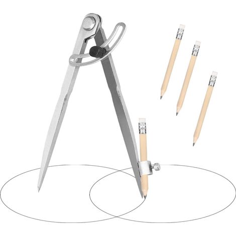 Compas réglables,300 mm,Compas de traçage, Grands compas de charpentier, Compas de dessin technique, Compas de marquage,Compas de travail, avec porte-stylo, pour le dessin artisanal du cuir