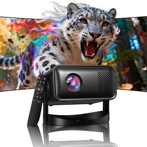 Mini Mini Vidéoprojecteur Portable WiFi et Bluetooth, App Intégrée (1/5)