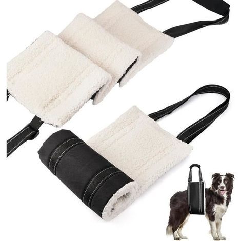 Hebegeschirr für Hunde – Marke – Modell – Stütz- und Rehabilitationsgeschirr – Schwarz – Outdoor (1/4)