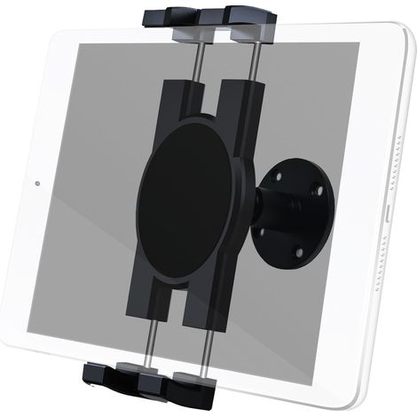 Support Mural Tablette, Orientable 360° Bras Tablette Murale Aluminium Réglable Support Mural Extensible en Aluminium Convient pour Cuisines Chambres à Coucher Salles Lecture (1/5)