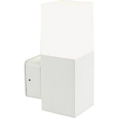 Applique Da Esterno Moderna Kube Alluminio E Termoplastica Bianco Led 7W 4000K (1/5)