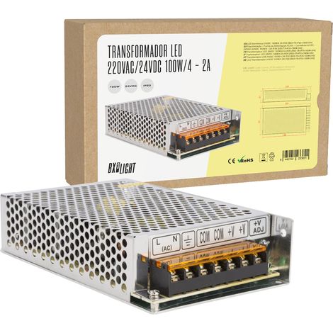LED-Transformator 24VDC 100W/4,2A IP20 [BX3-TR-IP25-100W-24V] (1/4)