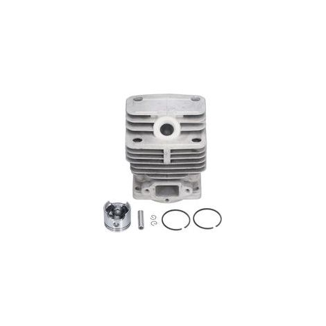 Cilindro de pistón con eje perforado de 9 mm × 40 mm – Compatible con OLEO-MAC 740, EFCO 8400/8405, STARK 40, EMAK, DYNAMAC