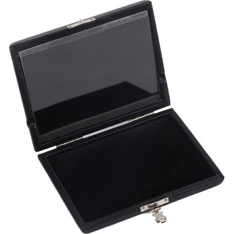 Étui en similicuir noir pour saxophone et clarinette, boîte à anches avec 6 emplacements, rangement compact (1/5)
