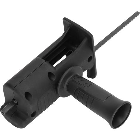 Scie sabre adaptateur pour perceuse sans fil avec lames, coupe métal et bois, kit de scie sauteuse pour perceuse électrique (1/5)