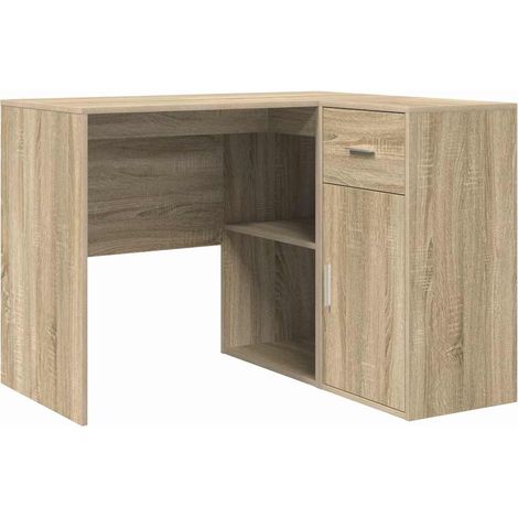 Maison Exclusive - Eck-Schreibtisch mit Schubladen Sonoma-Eiche 1