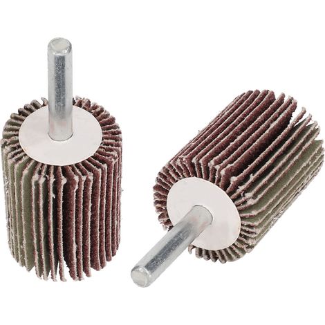 10 Schleif- und Polierscheiben mit 6 mm Schaft, 30 x 40 x 6 mm (1/5)