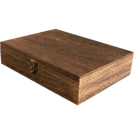 Wooden Box with Lid, Wooden Storage Box, Vintage Dish, Decorative Wooden Box, Craft Box, Jewelry Organizer, Jewelry Holder for Home, Office, Brown