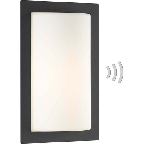 [GEBRAUCHT] B-Ware lcd Außenwandleuchte Wandlampe Bewegungsmelder Luis graphit Dämmerungssensor (1/2)