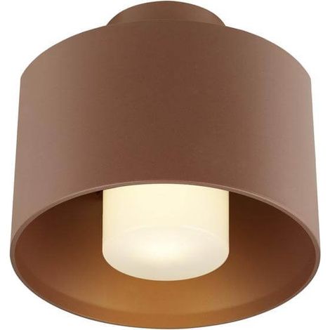 Plafonnier design Photonia Cyl Brun rouille - 1008200