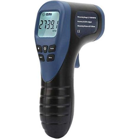 AIDUCHO Compteur De Tachymètre Tl900 Enregistrement De Données De Testeur De Jauge De Vitesse De Tachymètre Numérique Sans Contact Automobile Sans Contact (Batterie Non Incluse) (1/4)