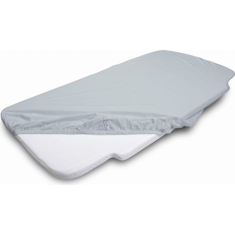 Lenzuolo con angoli in jersey 58x110x8 grigio (1/5)