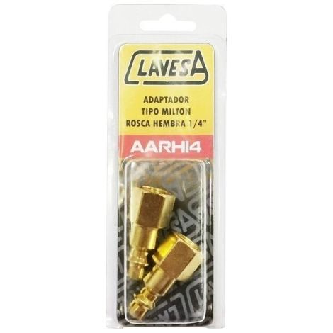 Espiga Neumatico Rapida 1/4'' Hemb Dor Aarh14B Clavesa 2 Pz
