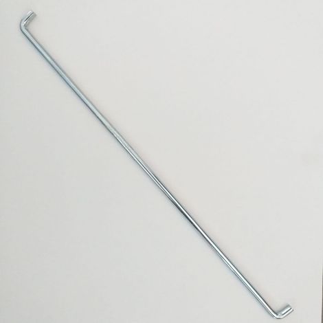 Axes Acier zingué 6X342.5 COUDE Extèrieur 90-30 pièces