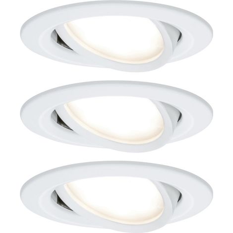 Einbauleuchte 3er Set  LED LED 18 W Weiß