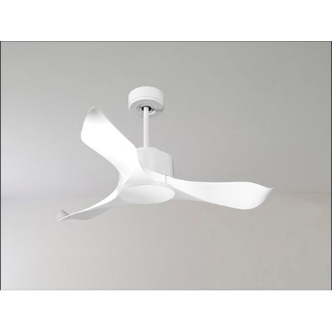 Tenerife Ring - Super destratificateur et ventilateur DC 166 cm Laiton pales bois clair sans Lumière 30 à 60 m² (1/5)