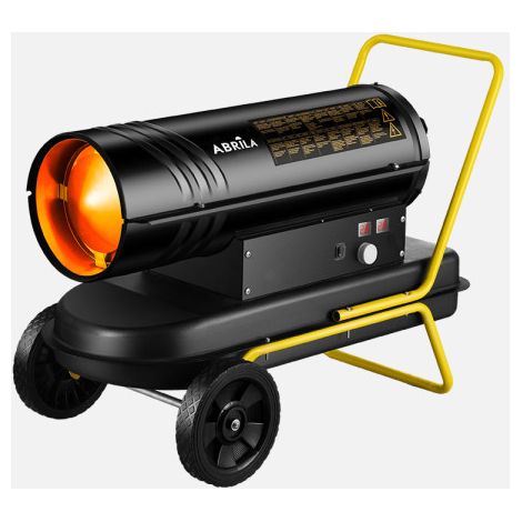 Cañón calefactor gasóleo Alpine 20kw negro/amarillo 19l