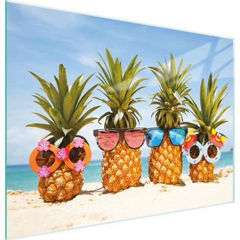 PLANCHE À DÉCOUPER EN VERRE 30x22 ANANAS (1/5)