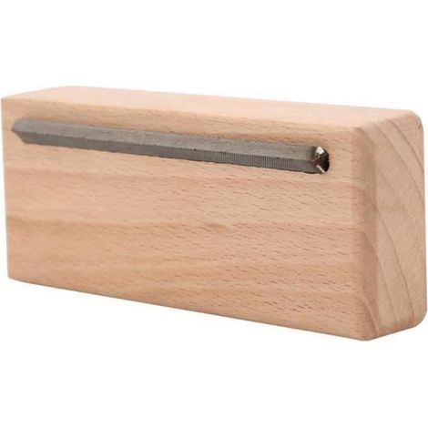 Kit Outils Réparation Guitare - Lime Biseau 45 Degrés - Bloc Érable Dur - Outil Alésage Double Coupe - Pour Guitare Acoustique - 1 Pièce (1/4)