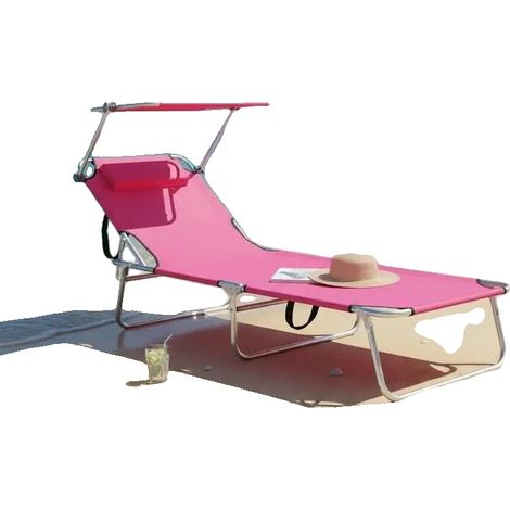 Tumbona plegable, estilo moderno, color verde militar. (1/2)
