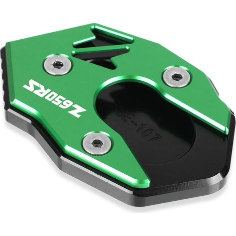 (Z650RS Vert) Compatible avec KAWASAKI Z650 Z650RS NINJA 650 Z900 2018 2019 2020 2021 2022 2023 2024 Béquille latérale, extension et plaque de support maxpower (1/4)