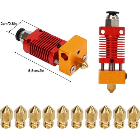 Kit de nettoyage de buse d'extrudeuse Hotend avec aiguille MK8, clé 5 en 1 pour Ender 3 Pro V2 (1/5)