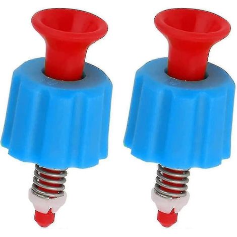 Lot de 2 soupapes de décharge de sécurité pour arroseur de jardin, compresseur d'air, compatible avec les pulvérisateurs à dos de 3 l/5 l/8 l - couleur aléatoire