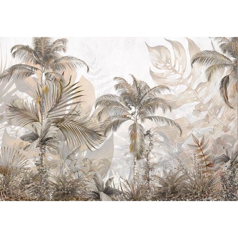 Papier peint panoramique - Plantes Tropicales - 260 cm x 179 cm (1/2)