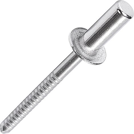 Kit de 60 Rivets Aveugles Pop Étanches à Bout Fermé - 3 Tailles : Ø4,8x10/12/16mm (20 Par Taille) - Tête Bombée en Acier Inoxydable (1/5)