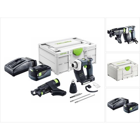 Festool DURADRIVE DWC 18-4500 Avvitatore a batteria Basic 18 V 14 Nm brushless + 1x batteria ricaricabile 5,0 Ah + caricabatterie + systainer (1/5)