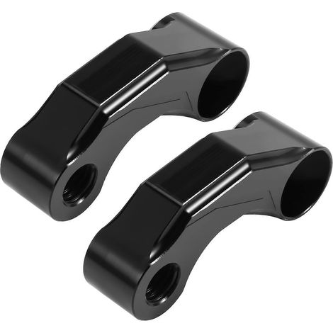 Adaptateur de rehausseur de rétroviseur pour moto BMW R1200GS LC/Adv 13-18 R Ninet/R1200R, en alliage d'aluminium CNC noir de qualité supérieure (1/5)