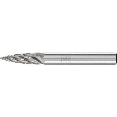 Fraise sur tige SPG D. 6 mm long. tête 18 mm D. tige 6 mm carbure engrènement ST