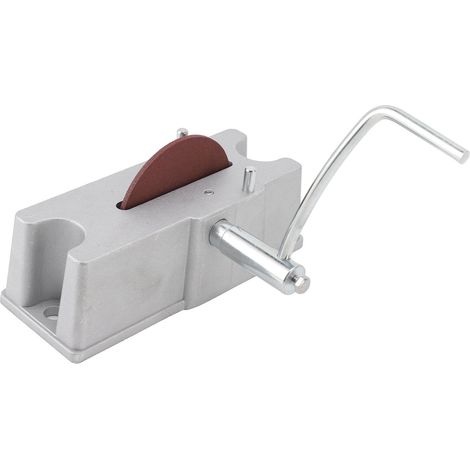 Lime à main pour segments de piston, meule abrasive grain 120, affûteuse manuelle (1/5)