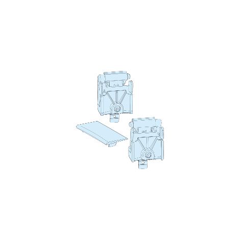 Schneider LVS08585 PrismaSeT G - Kit pivotement plastron - lot de 2