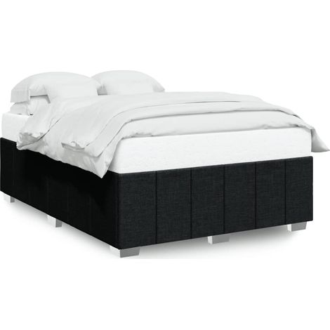 Maison Exclusive - Giroletto senza Materasso Nero 140x190 cm in Tessuto (1/5)