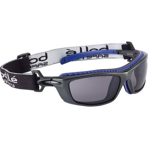 Bolle BAXTER Platinum Safety Glasses and Goggles – Smoke Lens Protection