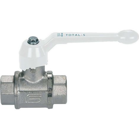 Valvola a sfera G1/2'' FF - PN20 leva bianca 4M10T204 - -  EFFEBI - -