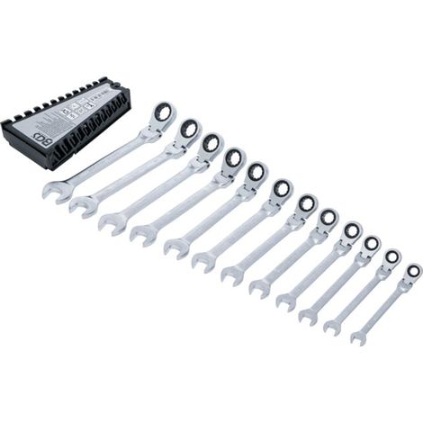 BGS Jeu de clés mixtes à cliquet pliable 8 - 19 mm 12 pièces