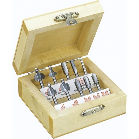 Set Frese Profilare Legno Carburo Tungsteno Albero 3,2mm Proxxon