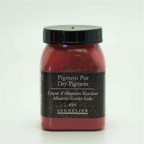 Pigment pour création de peinture - pot 70 g - Laque d'Alizarine écarlate
