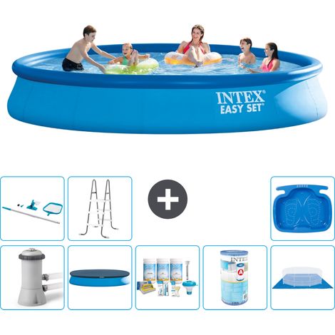 Intex Piscina Easy Set Rotonda - 457x84 cm - 8-pezzi  S41191 (1/5)