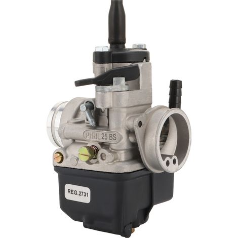 Dell'ORTO PHBL 25BS REG.2731 racing carburetor modification part, 25mm bore, suitable for two-stroke motorcycle racing engines.--DTEKGAZ